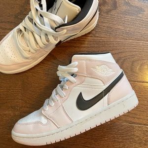 NIKE Air Jordan 1 Mid Barely Rose Sneaker Women’s